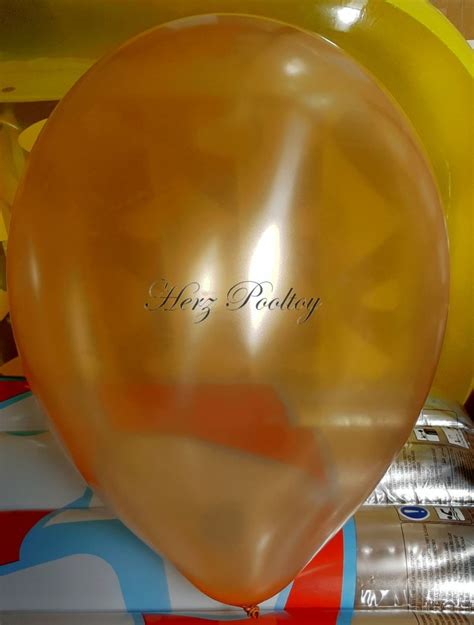 Luftballons Mit Cm Durchmesser In Gold Stk Herz Pooltoy