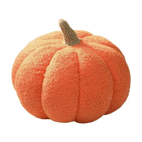 Pumpkin Throw Pillows Happy Halloween Sherpa Fall Decorative Pumpkin