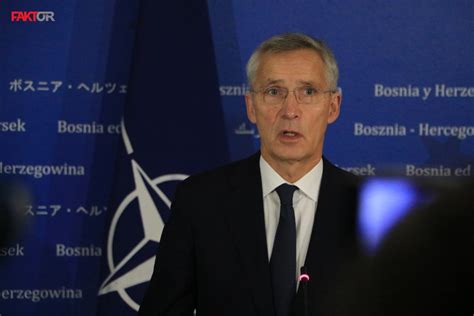 Stoltenberg u Sarajevu Zabrinuti smo secesionističkom retorikom kao i