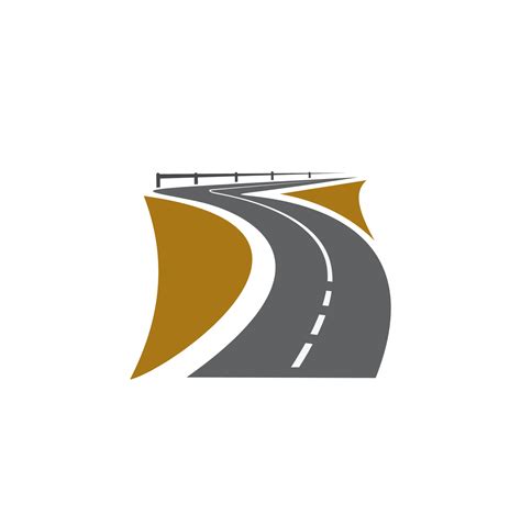 Road Pathway Highway Icon Path Way Roadside 23843060 Vector Art At