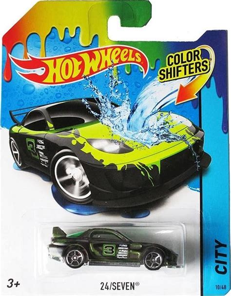 Mattel Hot Wheels SEVEN ZMIENIA KOLOR Auto Autko Color Morele Net