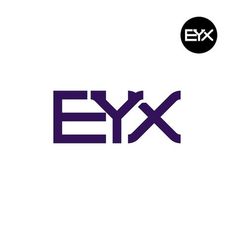 Premium Vector | EYX Logo Letter Monogram Design