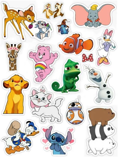 Disney Sticker En 2020 DD6 Disney Sticker Disney Stickers Printables