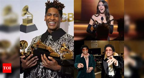 Grammys 2022 Complete Winners List Jon Batiste Olivia Rodrigo Silk Sonic Take Home Top