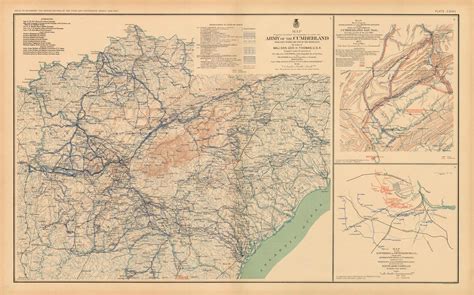 Civil War Atlas; Plate 118; Army of the Cumberland, Cumberland Gap ...