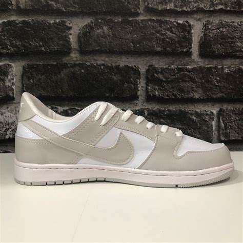 T Nis Nike Sb Dunk Branco C Cinza Estilo Gringo