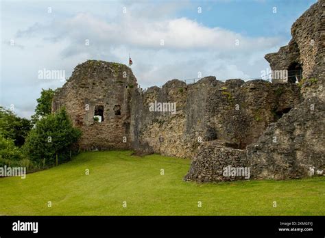 Denbigh Castle Denbigh Wales Stock Photo Alamy