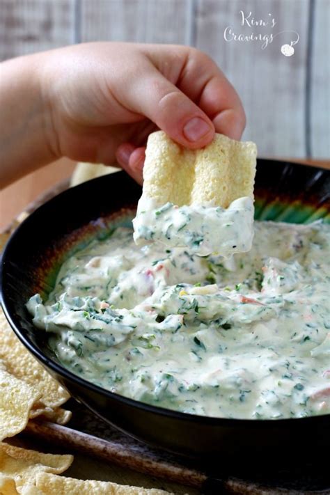 Reduced Guilt Spinach And Kale Greek Yogurt Dip Recipe Greek Yogurt Dips Food Recipes