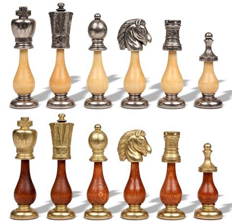 Metal Chess Pieces - The Chess Store