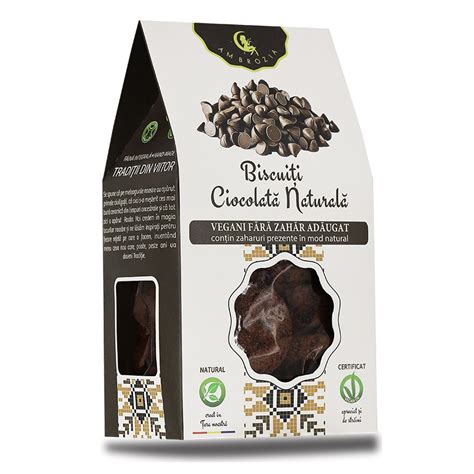 Biscuitii Vegani Cu Ciocolata Belgiana Vegana