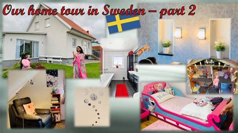 Our Home Tour In Sweden Part 2 Sweden Home Tour Sweden Telugu Vlogs