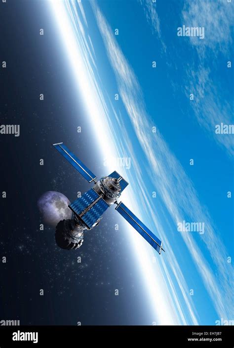 Satellite Orbiting The Earth Hi Res Stock Photography And Images Alamy