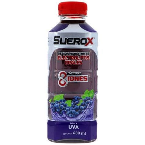 SUEROX 8 IONES Bebida Hidratante SABOR UVA 630 ML DF