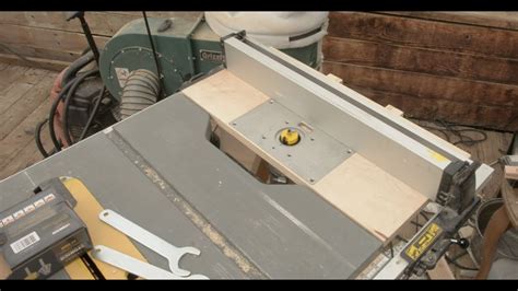 Router Table Extension For A Dewalt Table Saw Youtube