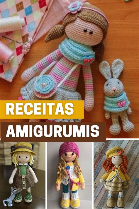 Mais De 4500 Receitas De Amigurumis Aprenda Fazer Amigurumis Passo A Passo Melhores Receitas