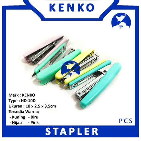 Jual Kenko Stapler Hd 10d Pastel Color Pcs Shopee Indonesia