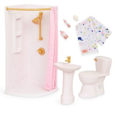 Our Generation Sweet Bathroom Accessory Set For Dolls Target