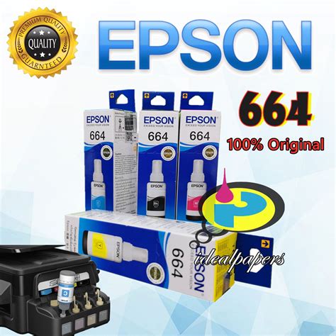 Genuine Original Epson 664 Ink Bottle 70ml L120 L110 L210 L220 L300