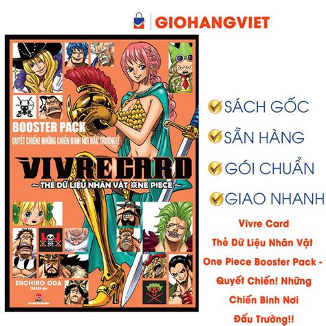 Truyện tranh Vivre Card Thẻ Dữ Liệu Nhân Vật One Piece Booster Pack