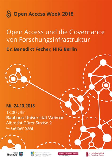 Bauhaus Universit T Weimar Wissen F R Alle Vortrag Open Access Und