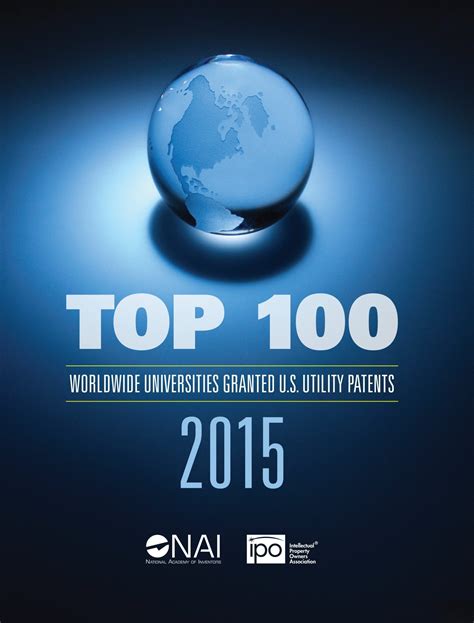 Top 100 Worldwide Universities Granted U S Patents For 2015 Announced