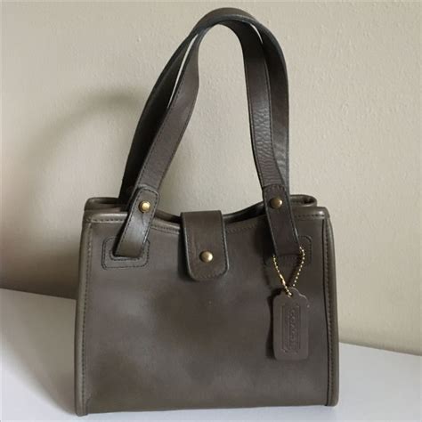 Vintage Coach Chauncey Bag Carriage Classics Sage Green Vintage Coach