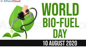 World Biofuel Day 2020 August 10