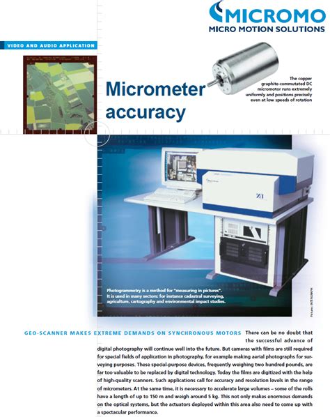 Micrometer Accuracy - Electronic Products