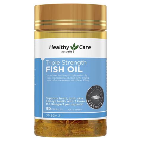 Buy Healthy Care Triple Strength Fish Oil 150 Capsules Online At