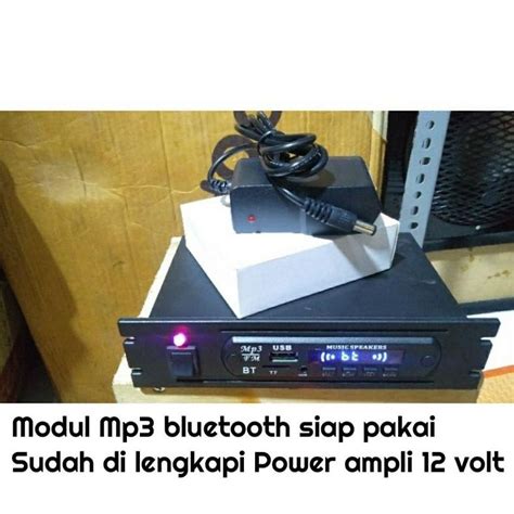 Jual Power Amplifier Mini V Mp Bluetooth Usb Radio Fm Mmc Aux Dengan