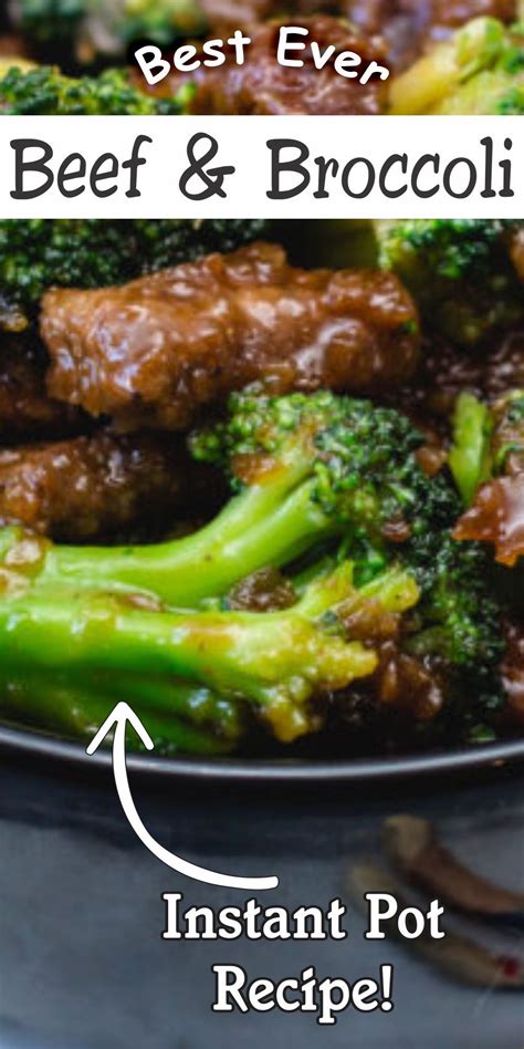 Instant Pot Beef And Broccoli Quick And Easy Corrie Cooks Recipe