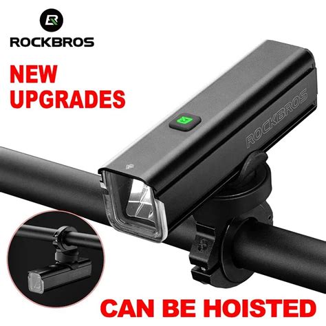 Rockbros Farol Led Para Bicicleta Luz Frontal Lanterna Imperme Vel