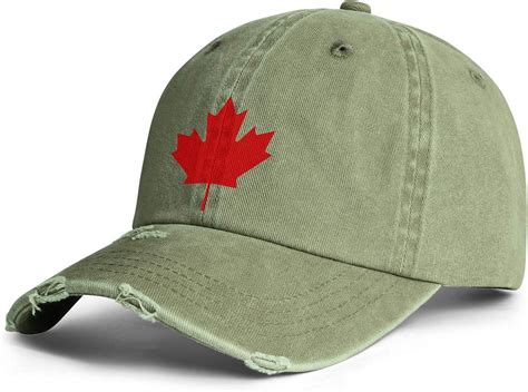 Classic Canada Maple Leaf Icon Simple Cowboy Hat Baseball Cap