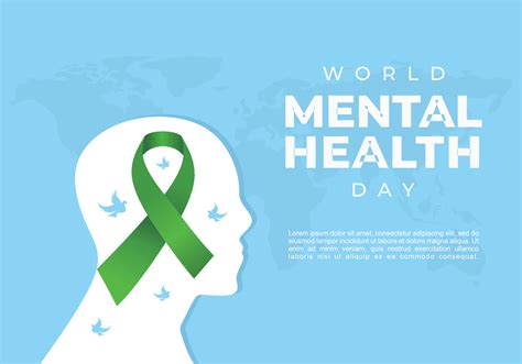 World Mental Health Day Background Celebrated On October 10th 12578604 Vector Art At Vecteezy