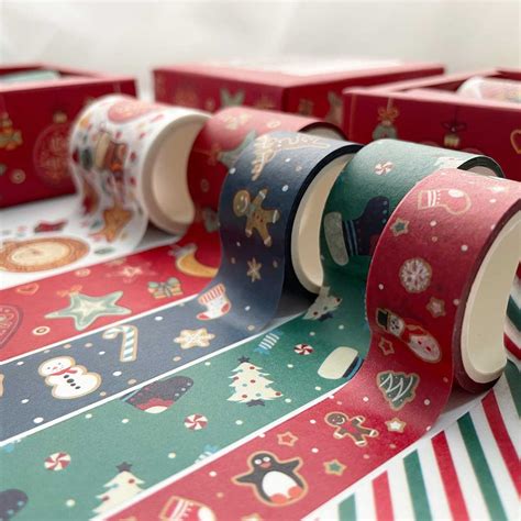 Sendan Washi Tape Set For Christmas Obujo