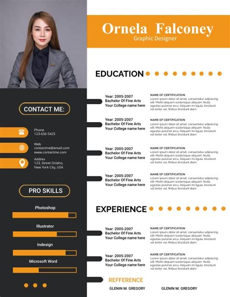 Detail Curriculum Vitae Template Koleksi Nomer