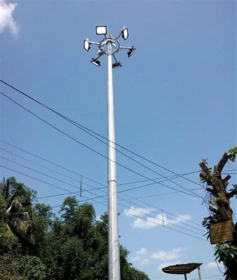 Dual Arm High Mast Lighting Pole For Street 7 5 M At Rs 295000 Piece