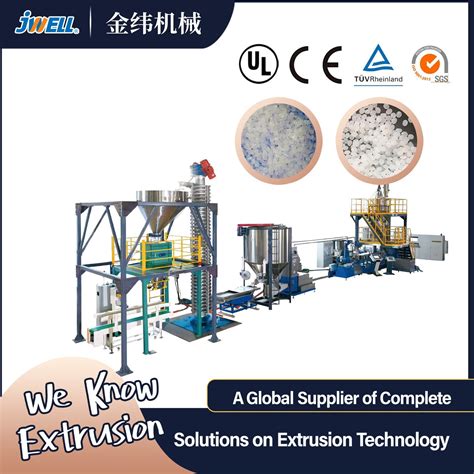 Jwell Degradable Bio Plastic Pelletizing Compounding Twin Screw