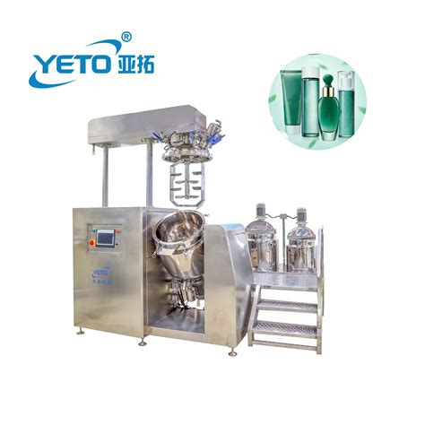 Yeto 100L Vacuum High Shear Emulsifying Mixer High Speed Dispersing