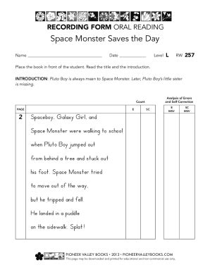 Fillable Online Quick Sheet Dibels Oral Reading Fluency Dorf Fax