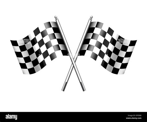 Race Car Finish Line Flag