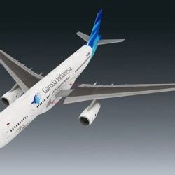 Jual Papercraft Pesawat Garuda Indonesia A737 DIY Paper Craft Boeing