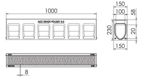 Aco Drain Dimensions - Best Drain Photos Primagem.Org