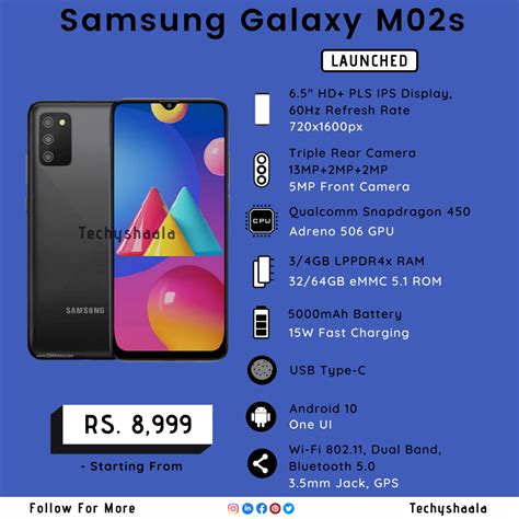 Samsung Galaxy M S Has Launched In India Fast Charging Handset Gb