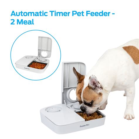 Premier Pet Automatic Timer Pet Feeder - Feeder that Dispenses Dog and Cat Dry Food - Walmart ...