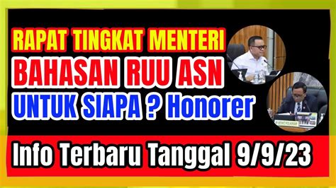 1 Juta Honorer Siluman Dibahas Di Rapat Tingkat Menteri Untuk Siapa