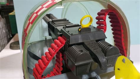 Remco B Electronic Ball Turret Toy Airplane Machine Gun Youtube