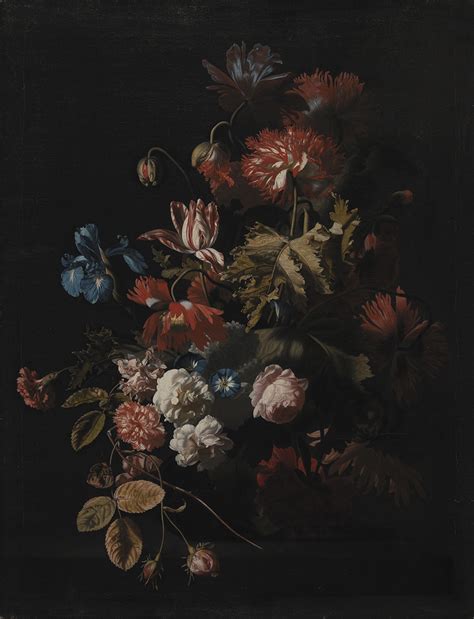 A Vase With Flowers By Simon Pietersz Verelst Useum