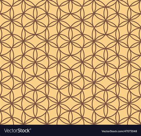 Abstract Repeating Seamless Geometric Pattern Vector Image