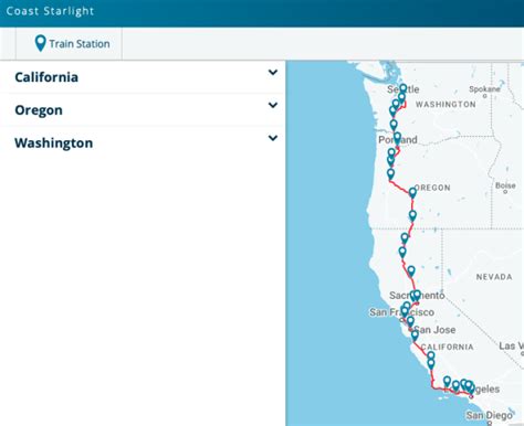 Amtrak Coast Starlight Route: What to Know - NerdWallet